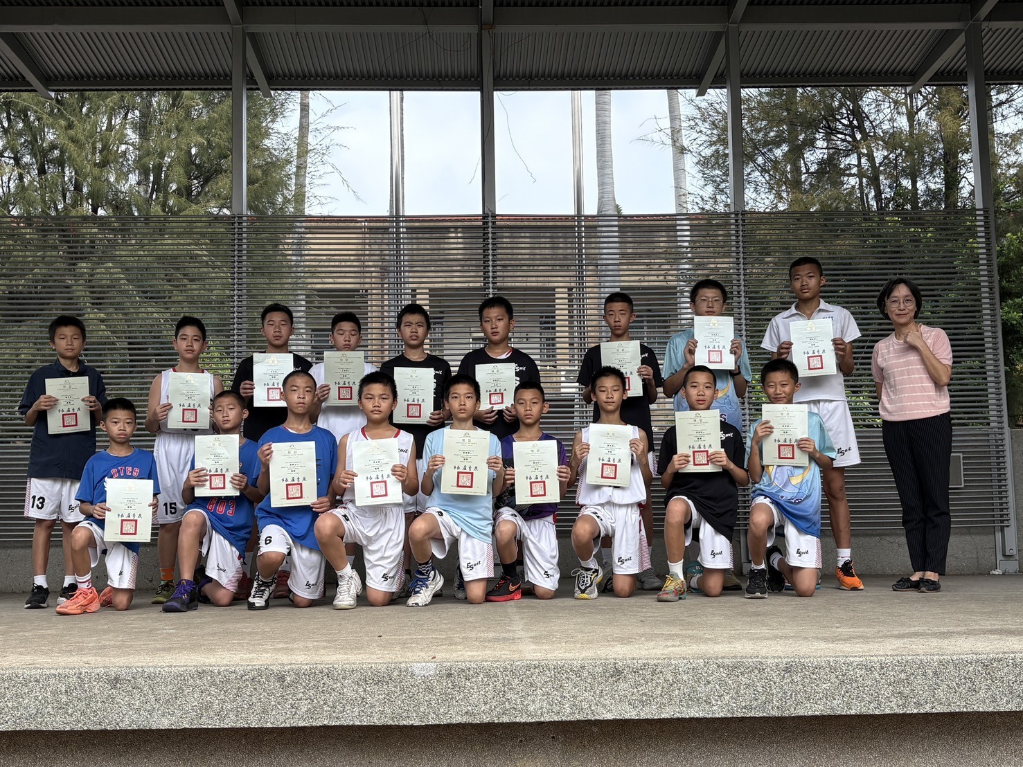 本校榮獲 國小男童甲組優勝
